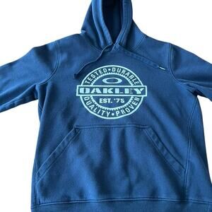 Oakley S woman's navy blue hoodie sweatshirt